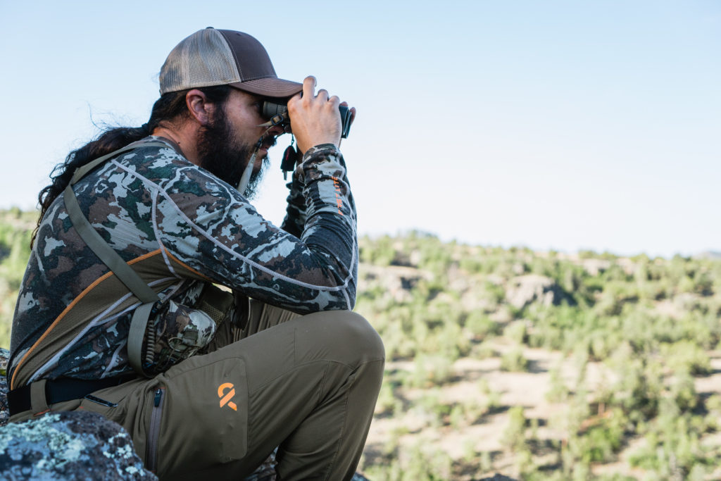 Josh from Dialed in Hunter glassing for bears