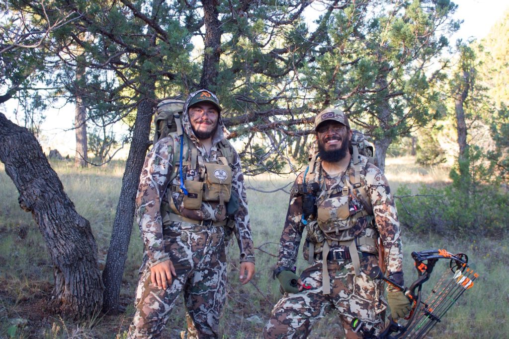 Josh and Jake on Josh's archery elk hunt in arizona