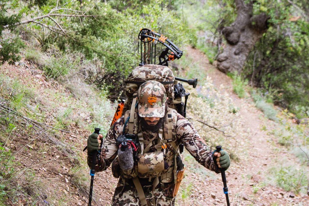 Josh from Dialed in Hunter experiencing "Pre-Hunt Anxiety" on his way into a spring black bear camp in AZ