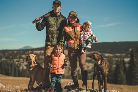 Founder of Sage and Braker Fred Bohm pictured with his family