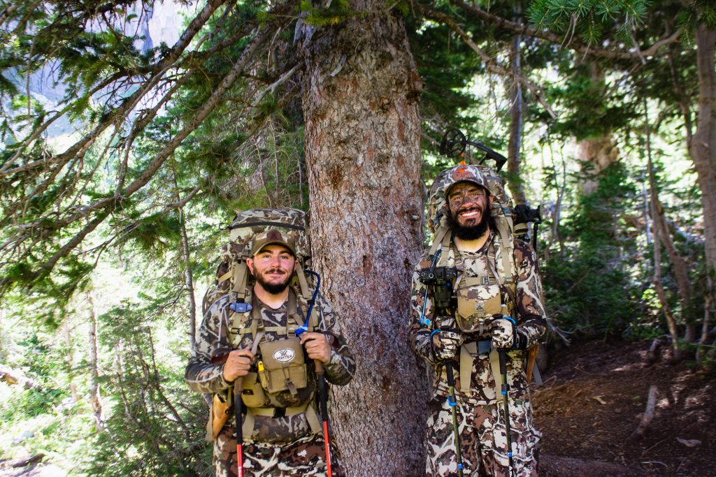 Josh fro Dialed in Hunter and his brother Jake on a high country mule deer hunt in Utah