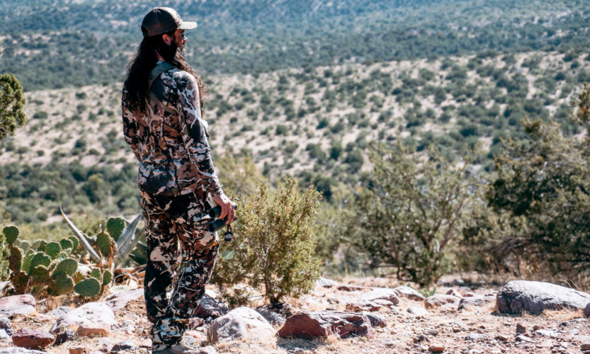 Josh Kirchner of Dialed in Hunter on an elk hunt in Arizona
