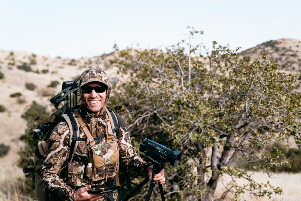Brad Brooks of Argali archery hunting for coues deer in Arizona