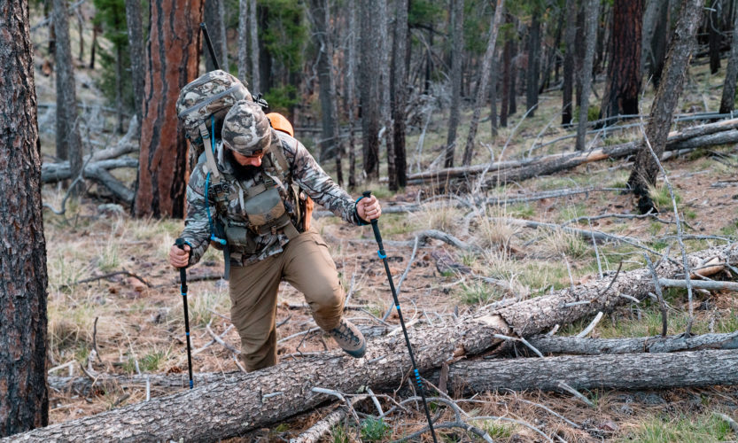 Josh Kirchner from Dialed in Hunter on a backcountry spring bear hunt in AZ