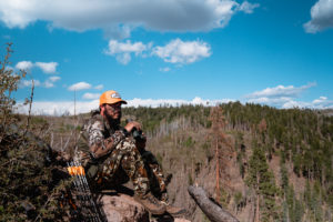 Josh Kirchner from Dialed in Hunter glassing for spring bears in Arizona