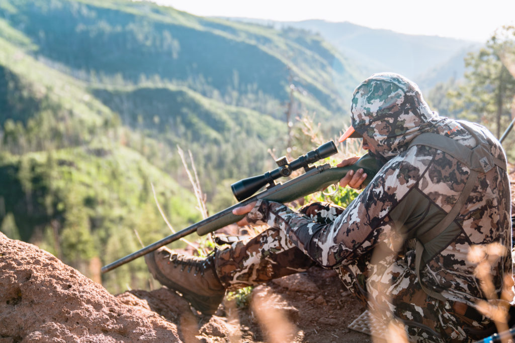 Josh Kirchner from Dialed in Hunter on a spring bear hunt with the Vortex Razor LHT Rifle Scope