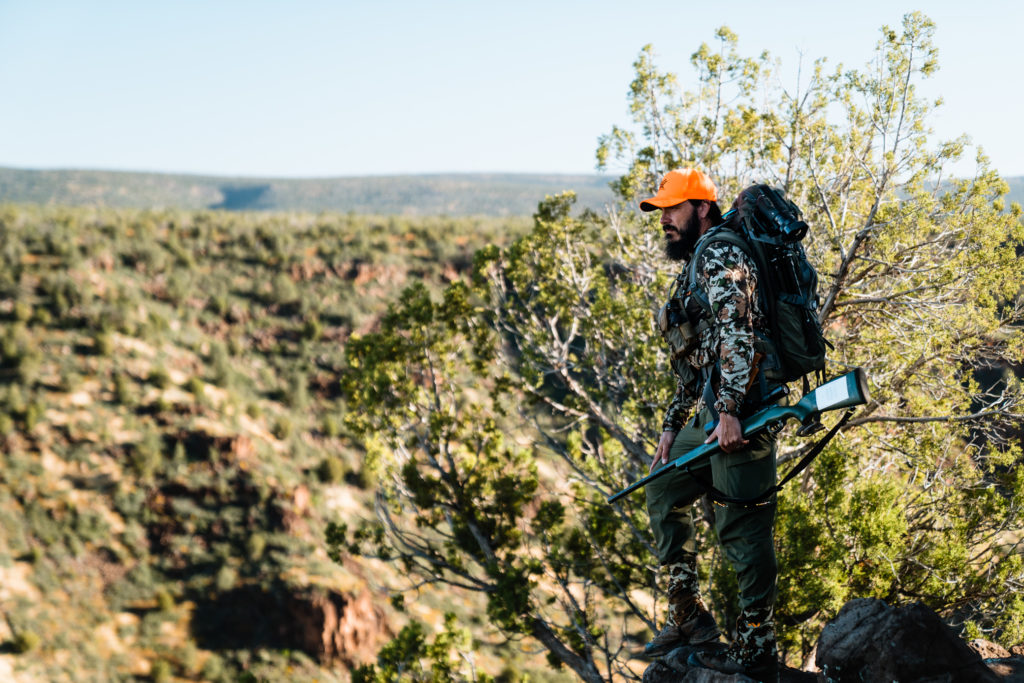 Josh Kirchner from Dialed in Hunter on a fall bear hunt in Arizona