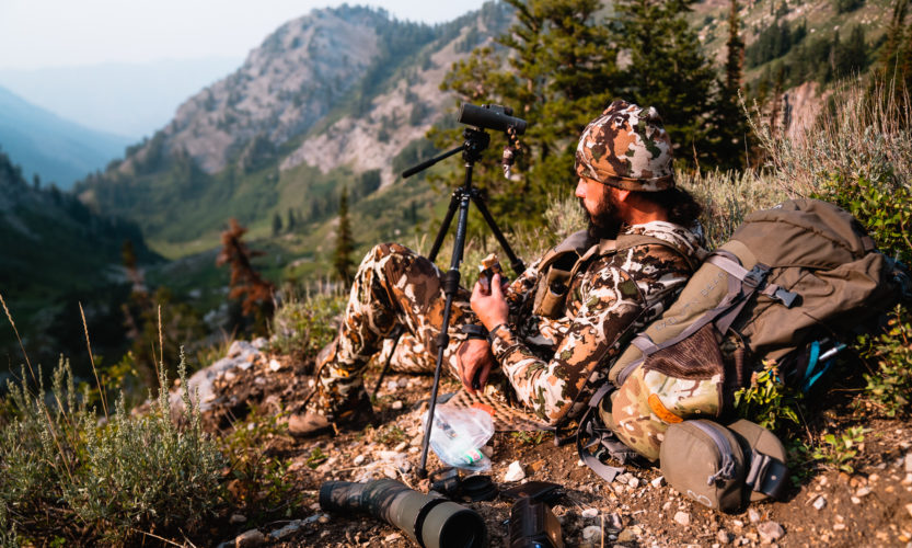 Josh Kirchner from Dialed in Hunter on a high country mule deer hunt in Utah