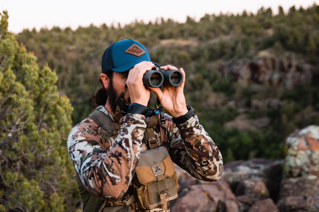 Josh Kirchner from Dialed in Hunter glassing for bears in Arizona