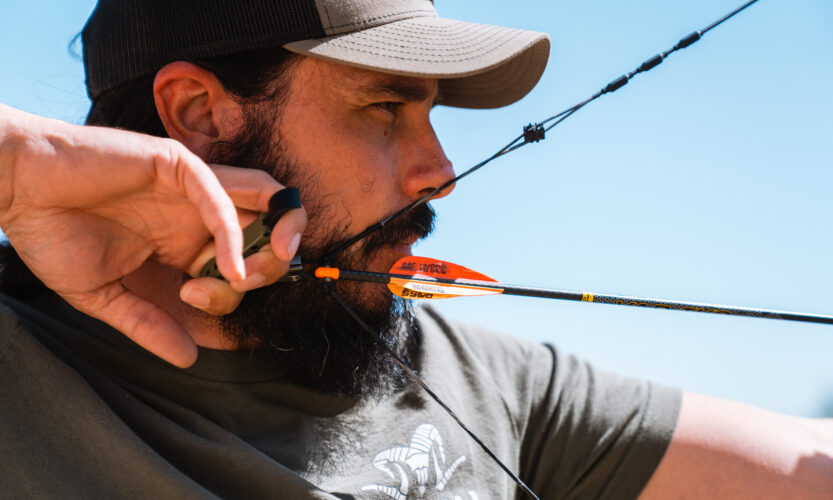 Josh Kirchner using the Evolution Outdoors Ibex hinge release