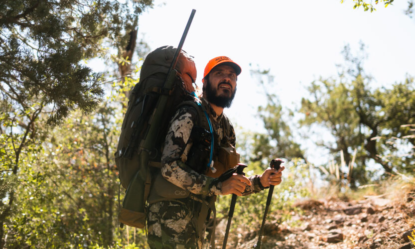 Josh Kirchner from Dialed in Hunter on a backpack hunt in Arizona for black bears