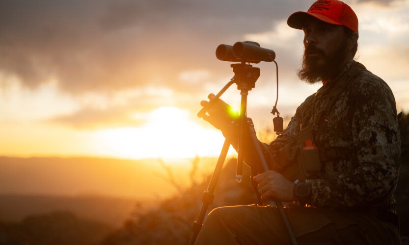 Josh Kirchner glassing for black bears in Arizona