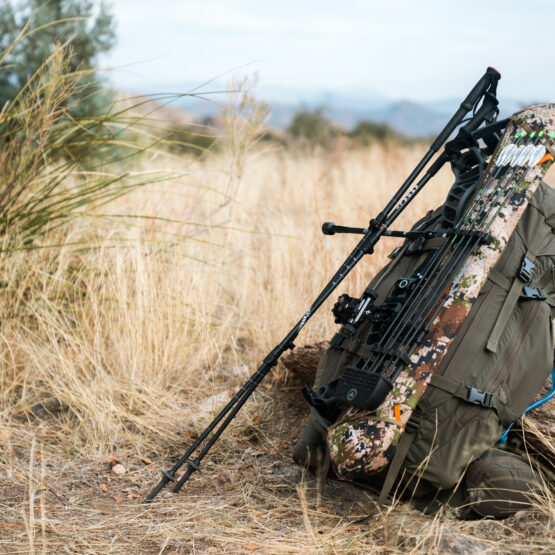 Ultralight backpack hunting is no easy feat. This pack is loaded and ready to go on a backpack hunt in Arizona.