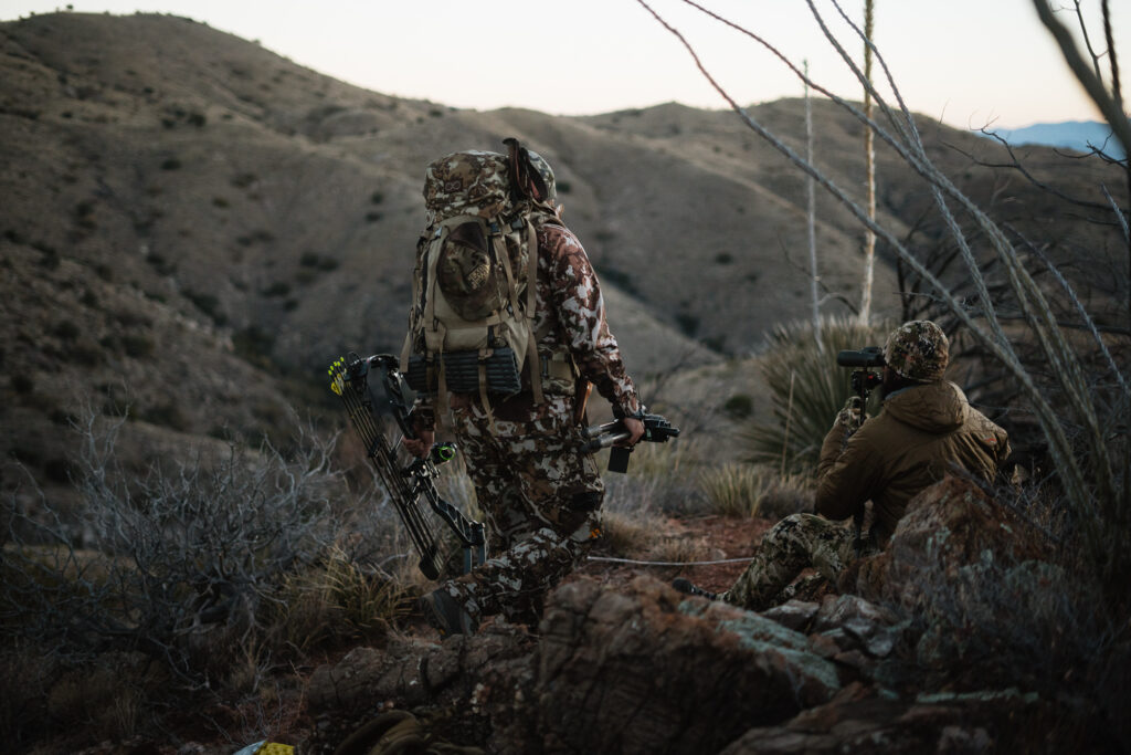 Backpack hunters in Arizona