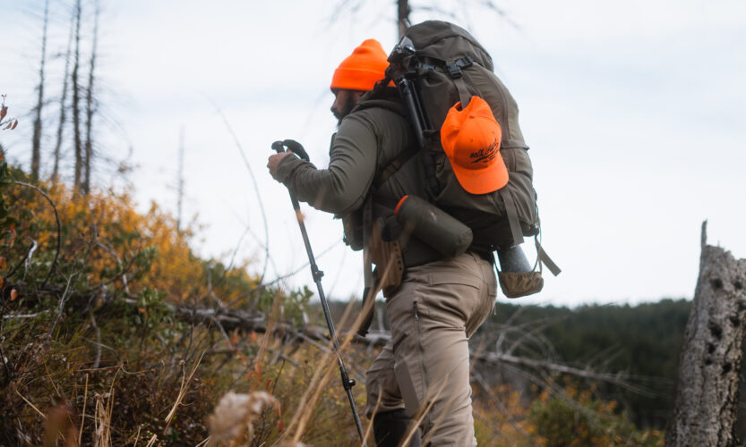 josh kirchner on a backcountry mule deer hunt in Idaho