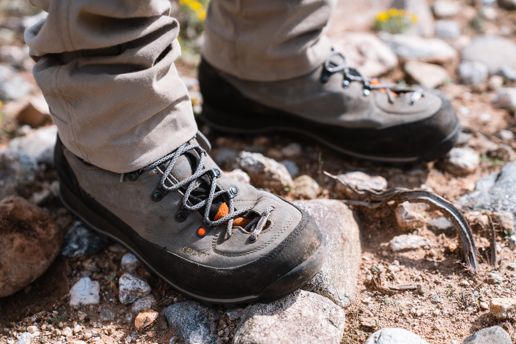 Crispi Lapponia III boots in the desert of Arizona