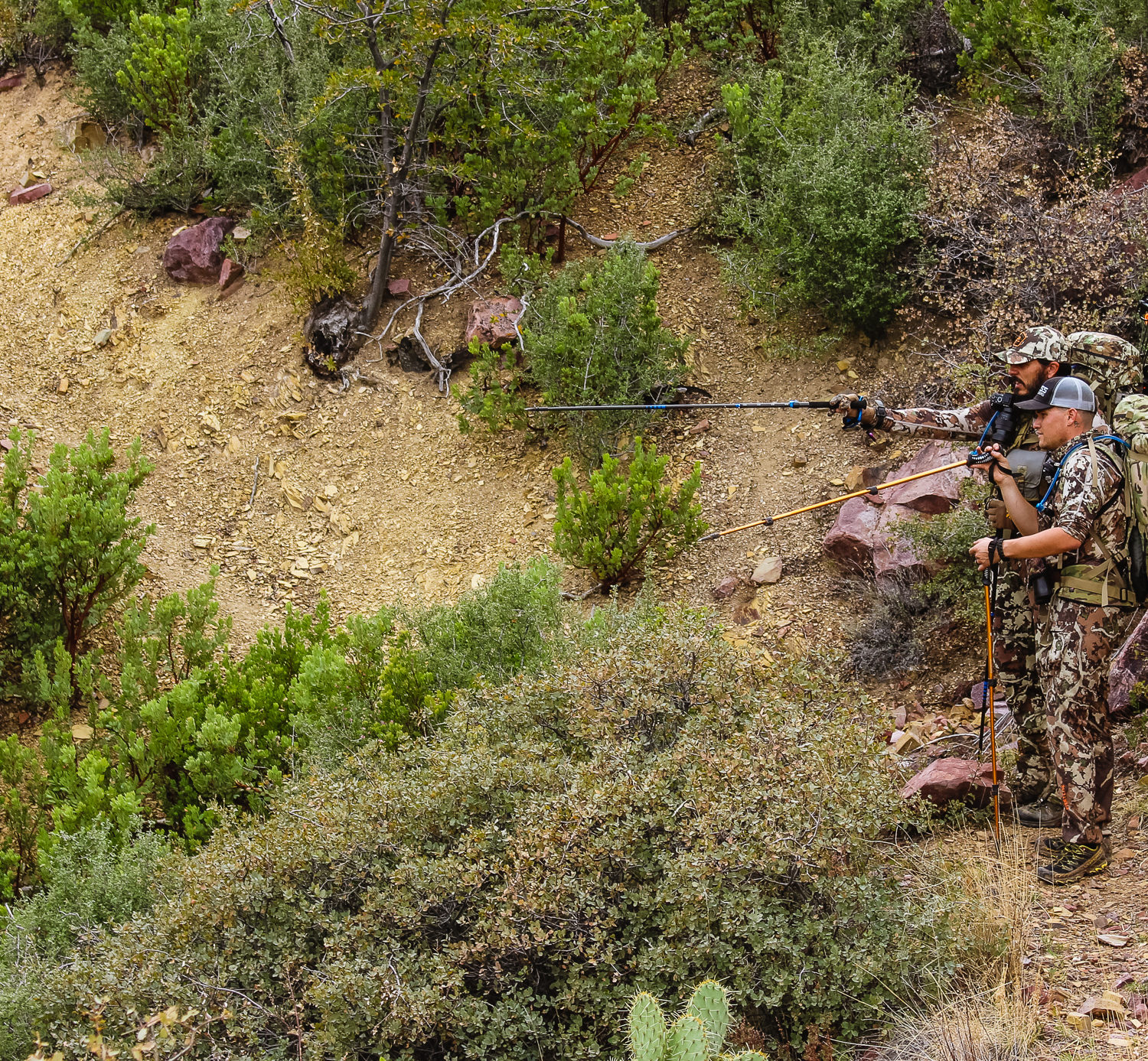 Josh of Dialed in Hunter on an archery spring bear hunt