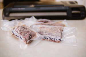 Mule Deer Venison Sealed with FoodSaver GameSaver Big Game Vacuum Sealer
