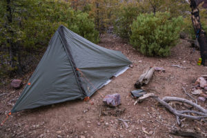 Nemo Spike Storm 1P Shelter on a spring bear hunt in Arizona