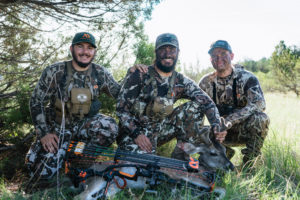 Josh from Dialed in Hunter with his first archery coues buck