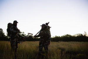 Josh from Dialed in Hunter and Jake on Josh's archery elk hunt in arizona