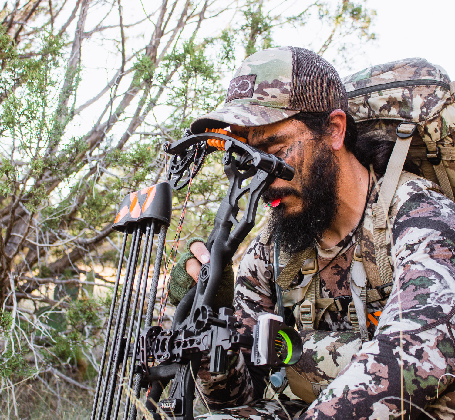 Josh from Dialed in Hunter feeling the rigors of his archery elk hunt in Arizona