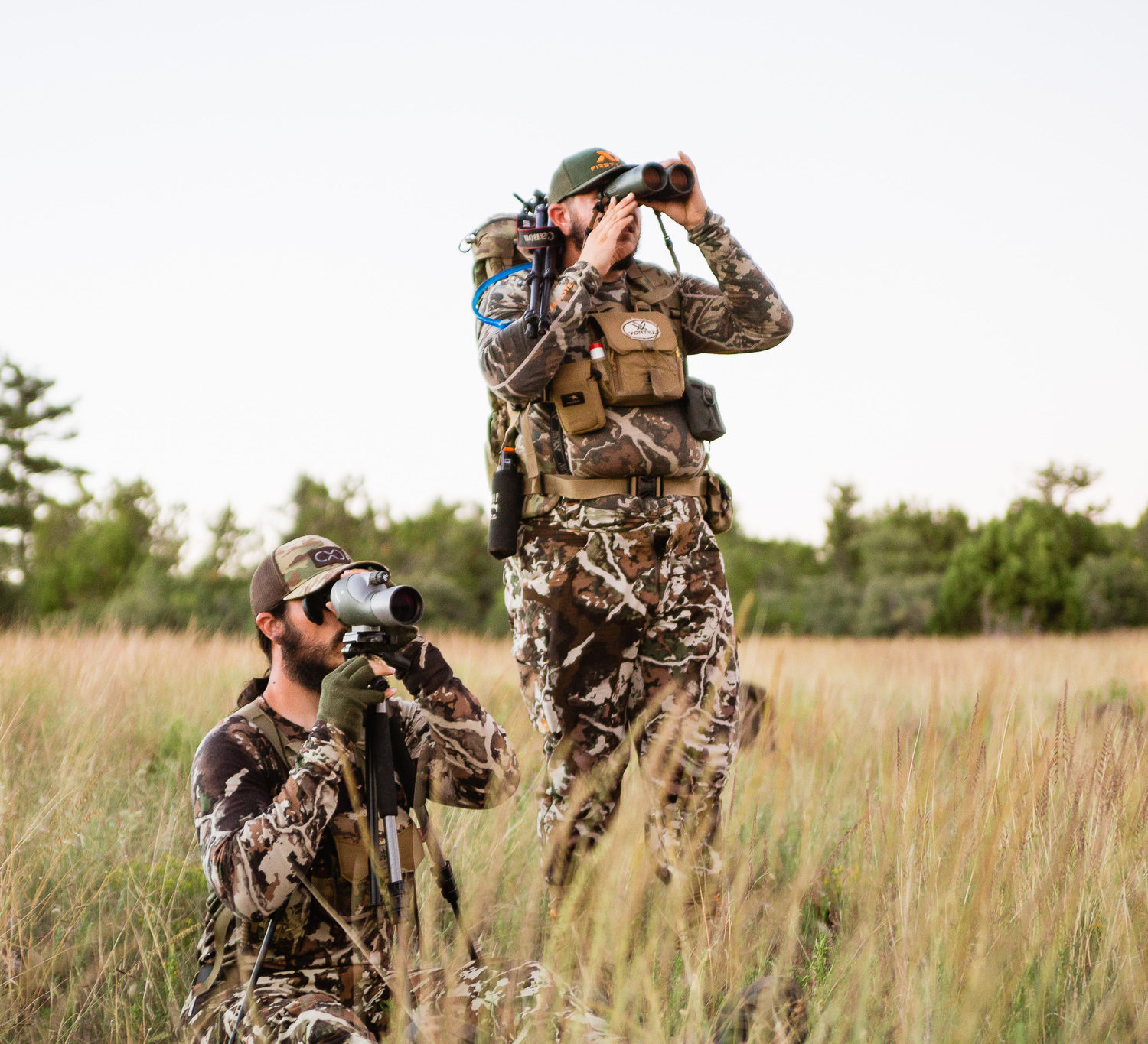 Josh from Dialed in Hunter and his brother Jake on an AZ archery elk hunt