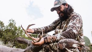 Josh from Dialed in Hunter with his 2019 archery coues deer from Arizona