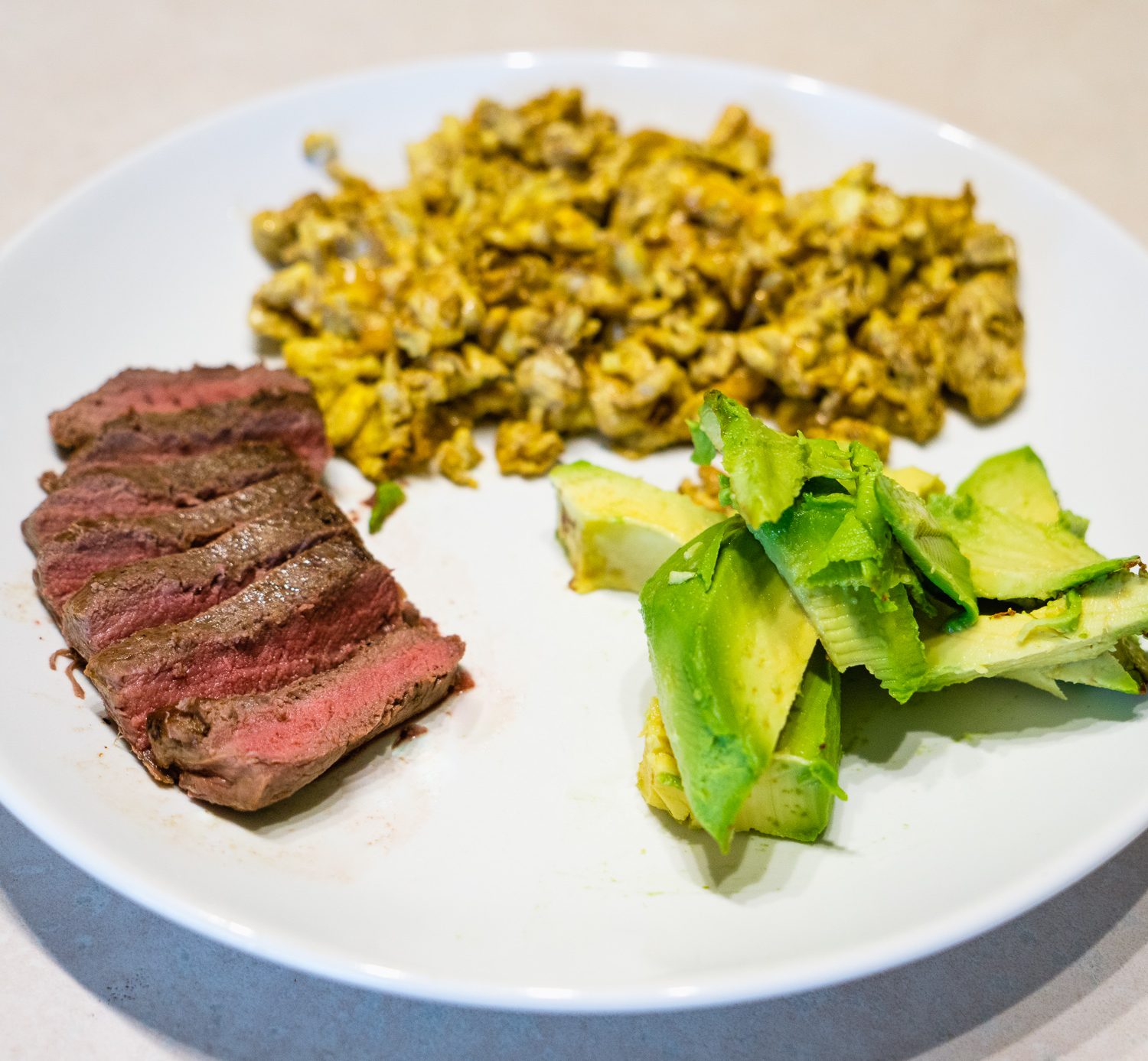 Josh from dialed in hunter made a keto breakfast