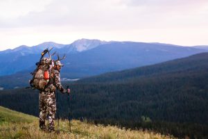 Josh Kirchner of Dialed in Hunter packing out his 2019 CO archery mule deer with the Exo Mountain Gear 4800 Pack