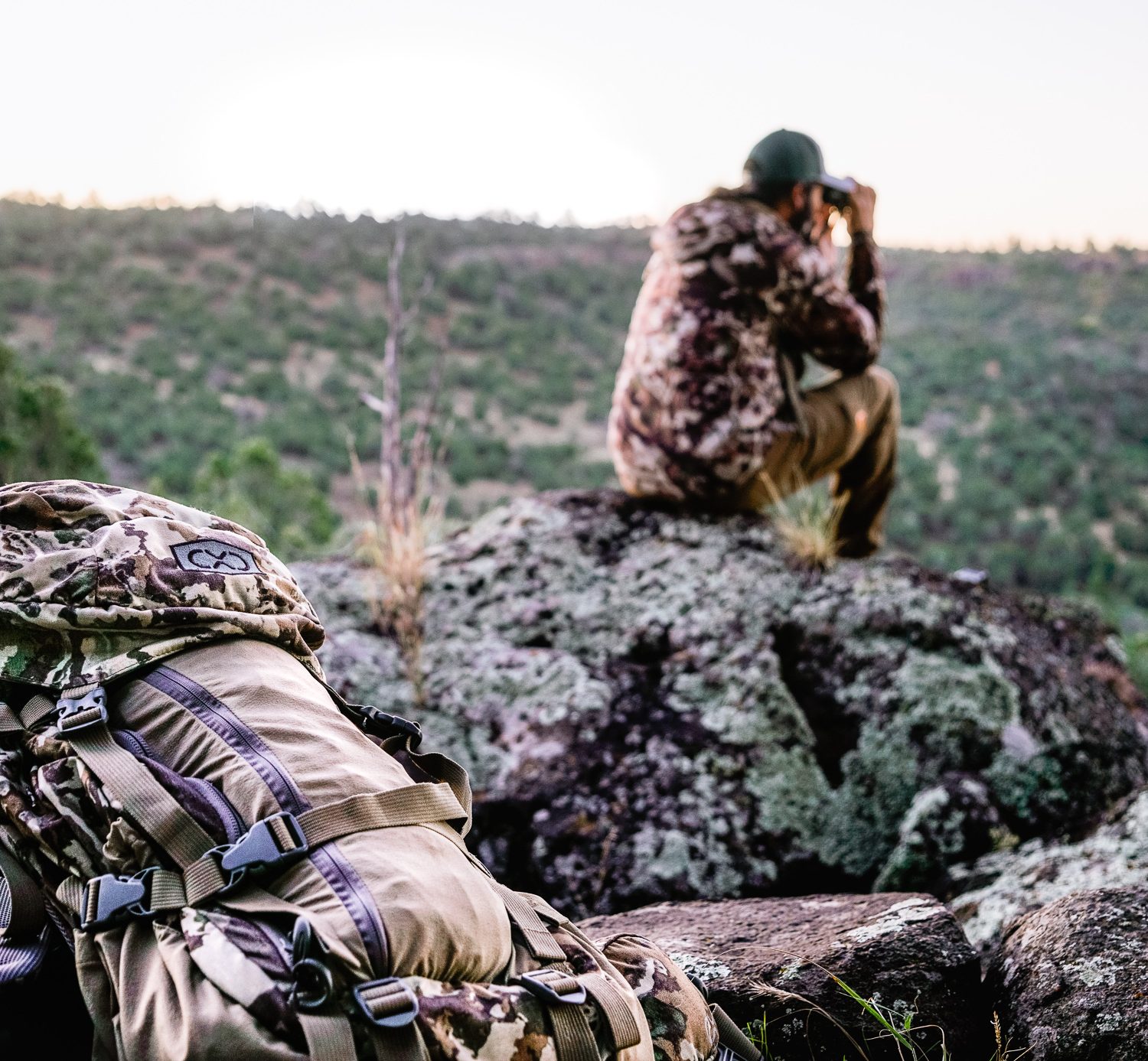 Exo Mountain Gear 4800 pack in the field with Josh Kirchner of Dialed in Hunter