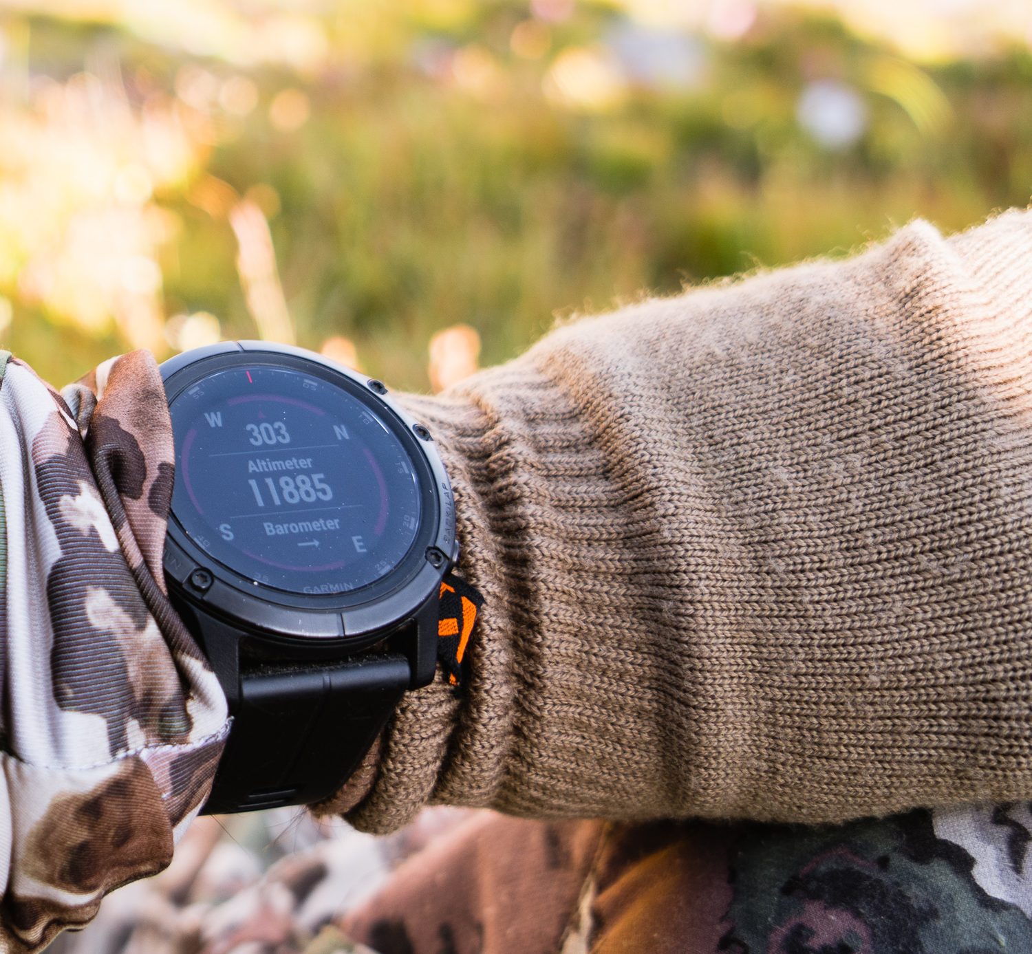 Altimeter Mode on the Garmin Fenix 5x Plus