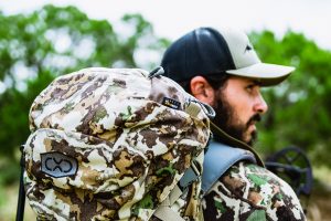 Josh from Dialed in Hunter using the K3 Exo mountain gear backpack