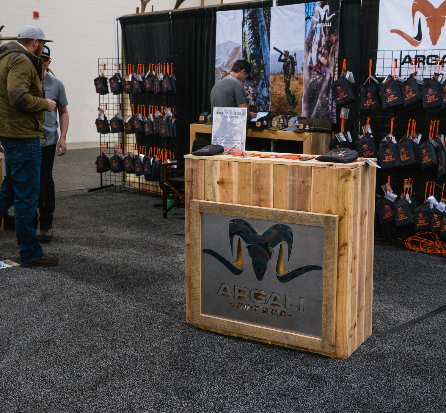Argali Booth at the Western Hunt Expo in Salt Lake City, Utah