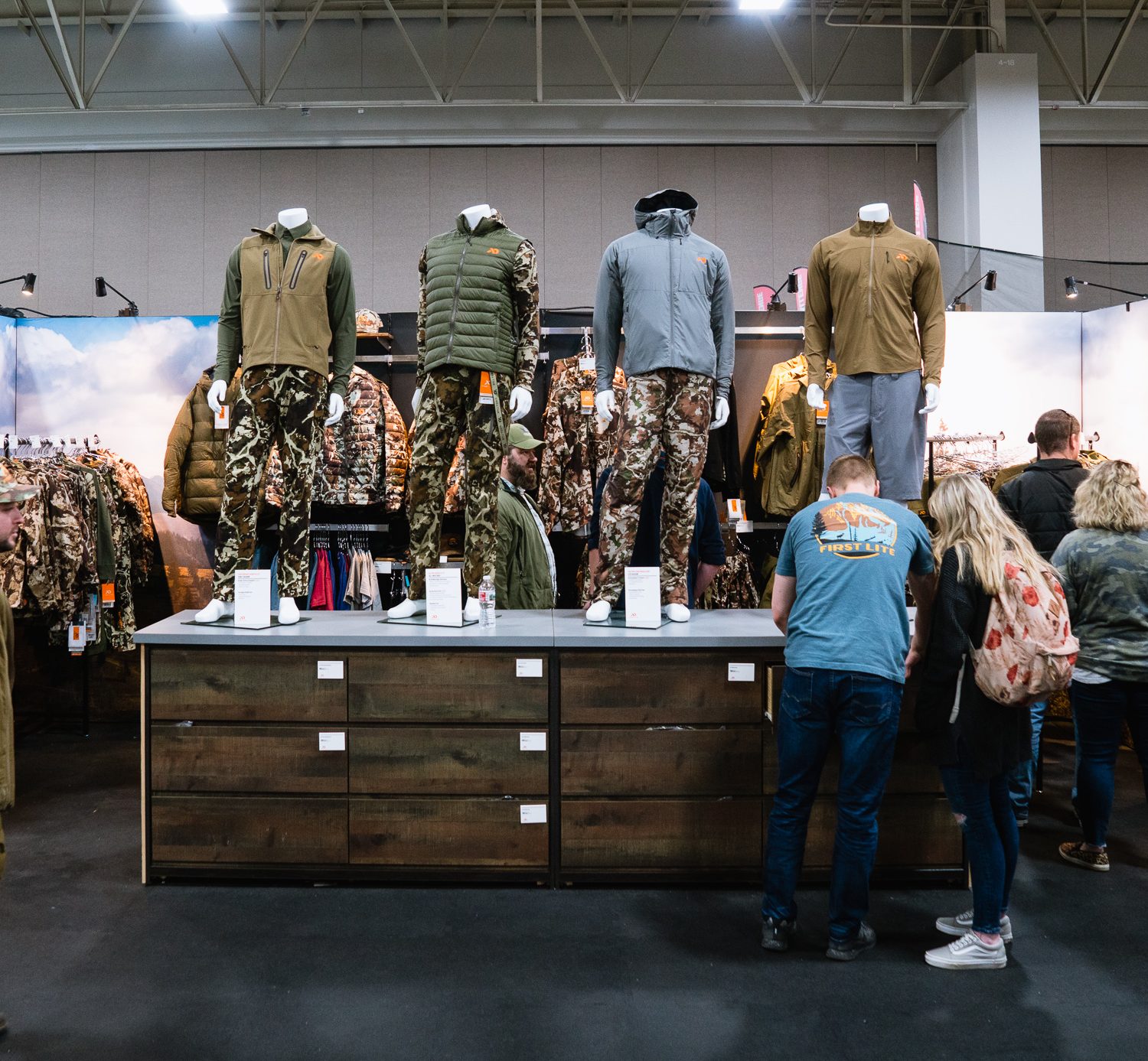 First Lite Booth at the Western Hunting and Conservation Expo in Salt Lake City, Utah