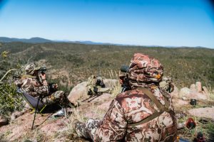 Jake Kirchner and Eric Voris glassing for spring black bear in Arizona
