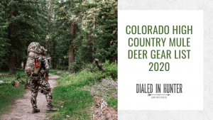 Josh Kirchner from Dialed in Hunter heading into the backcountry of Colorado for Mule deer with his bow