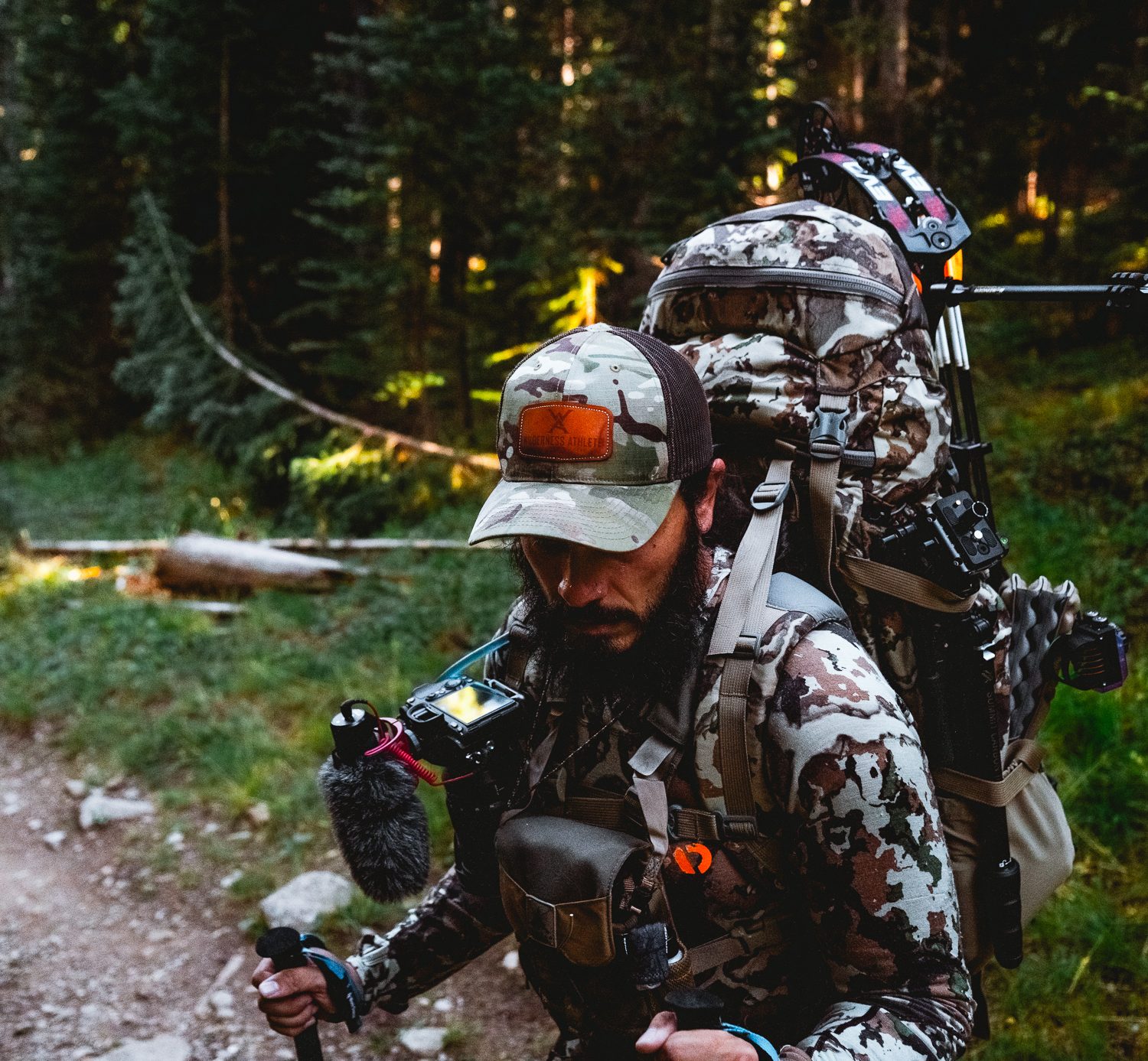 Josh from Dialed in Hunter on a backcountry mule deer hunt in Colorado