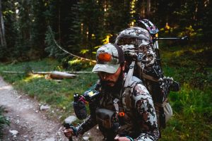 Josh from Dialed in Hunter on a backcountry mule deer hunt in Colorado