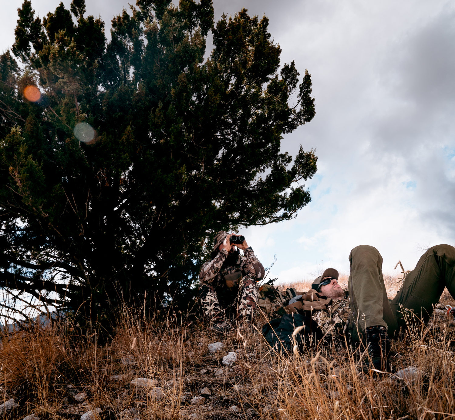 Josh Kirchner of Dialed in Hunter and Brad Brooks of Argali archery hunting for coues deer in Arizona