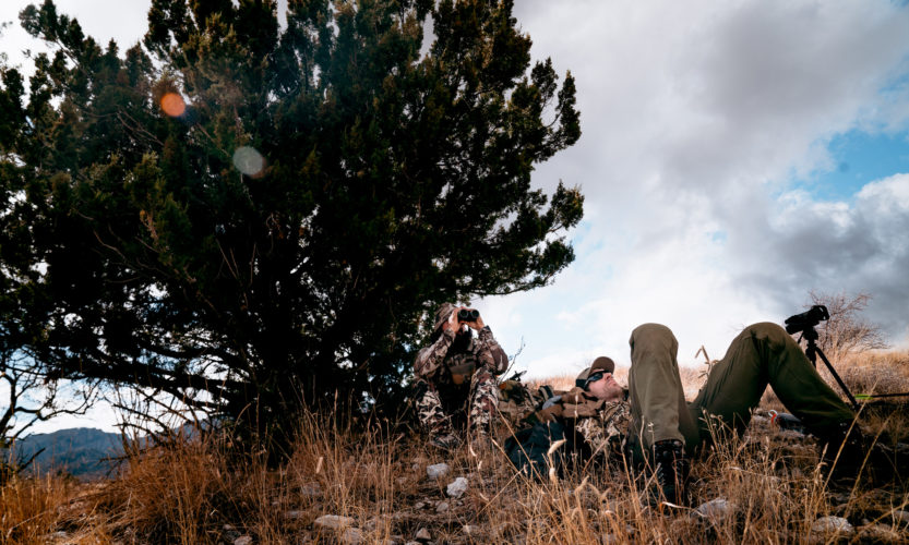 Josh Kirchner of Dialed in Hunter and Brad Brooks of Argali archery hunting for coues deer in Arizona