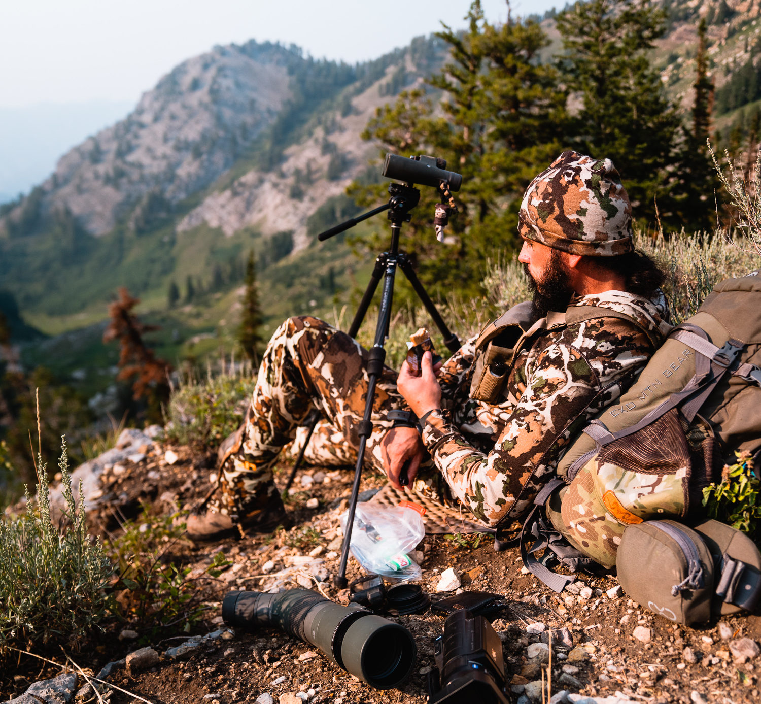 Josh Kirchner from Dialed in Hunter on a high country mule deer hunt in Utah