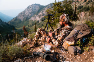 Josh Kirchner from Dialed in Hunter on a high country mule deer hunt in Utah