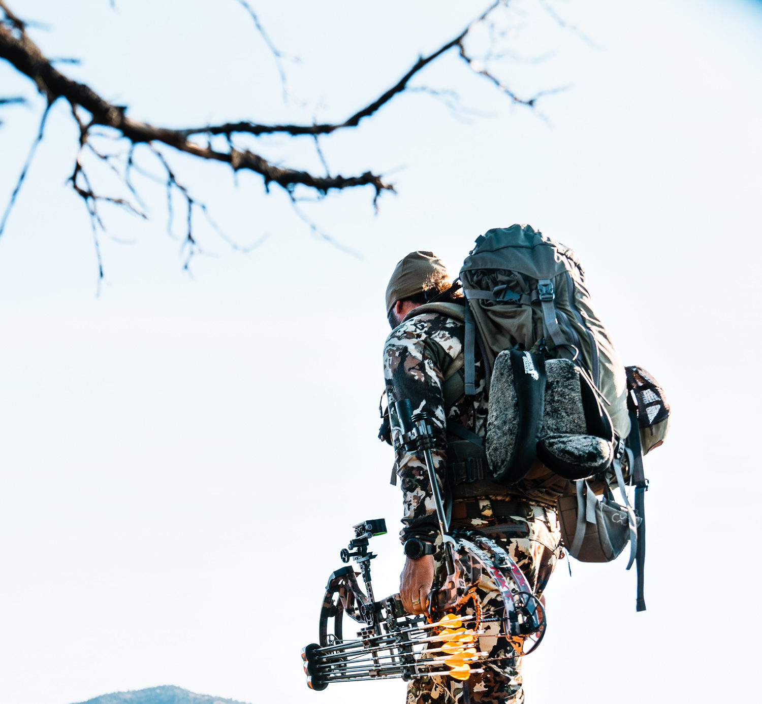 Josh Kirchner from Dialed in Hunter on a late archery elk hunt in Arizona