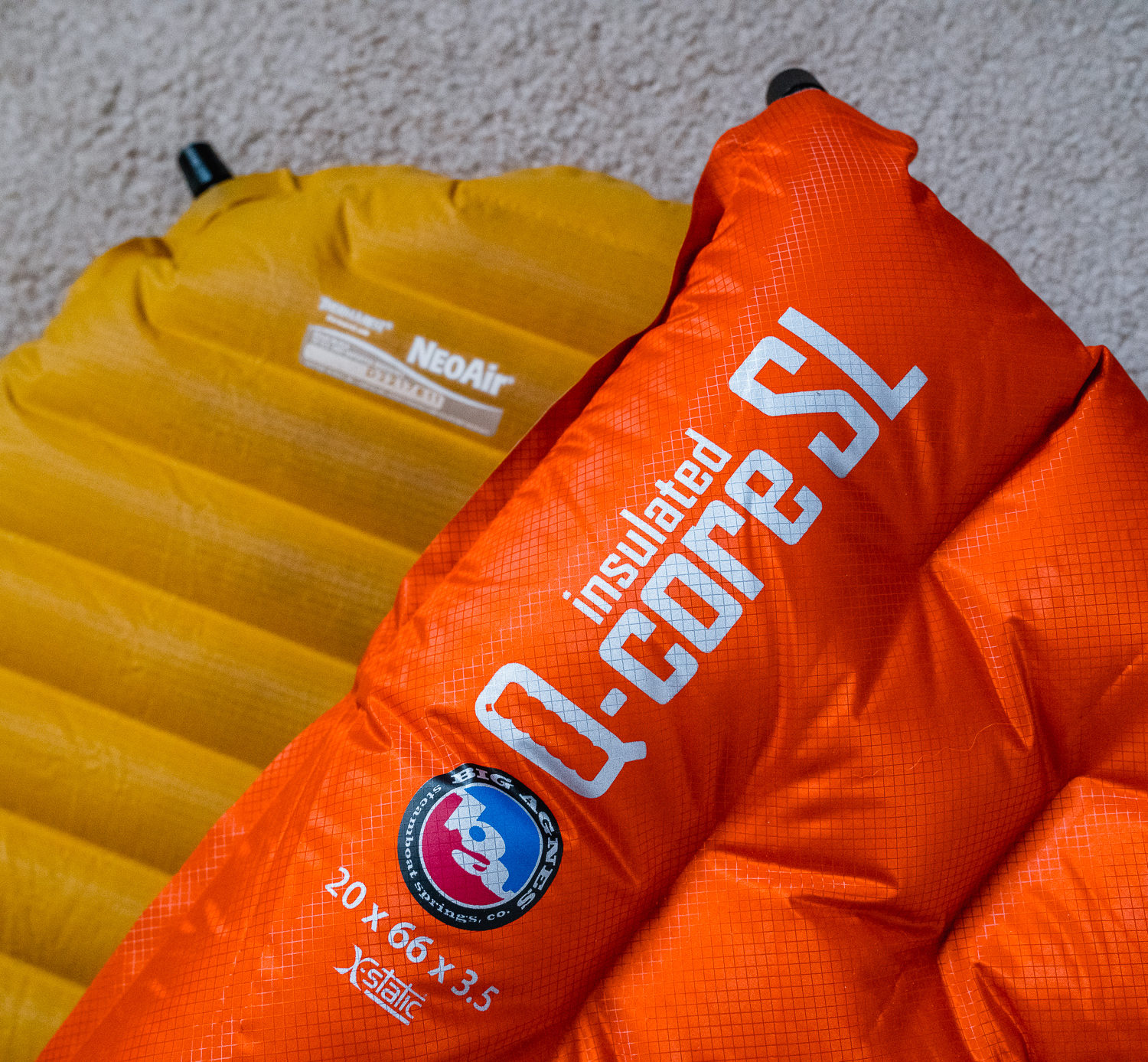 Sleeping pads for backpack hunting