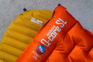 Sleeping pads for backpack hunting