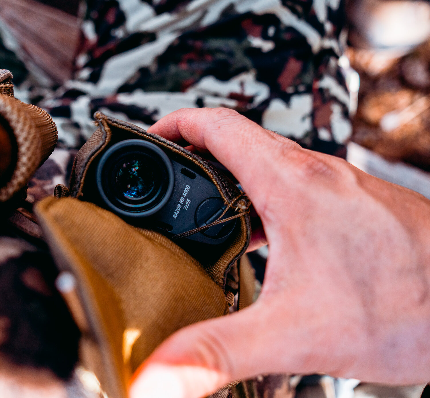 Vortex Razor 4000 Rangefinder on an archery bear hunt in Arizona