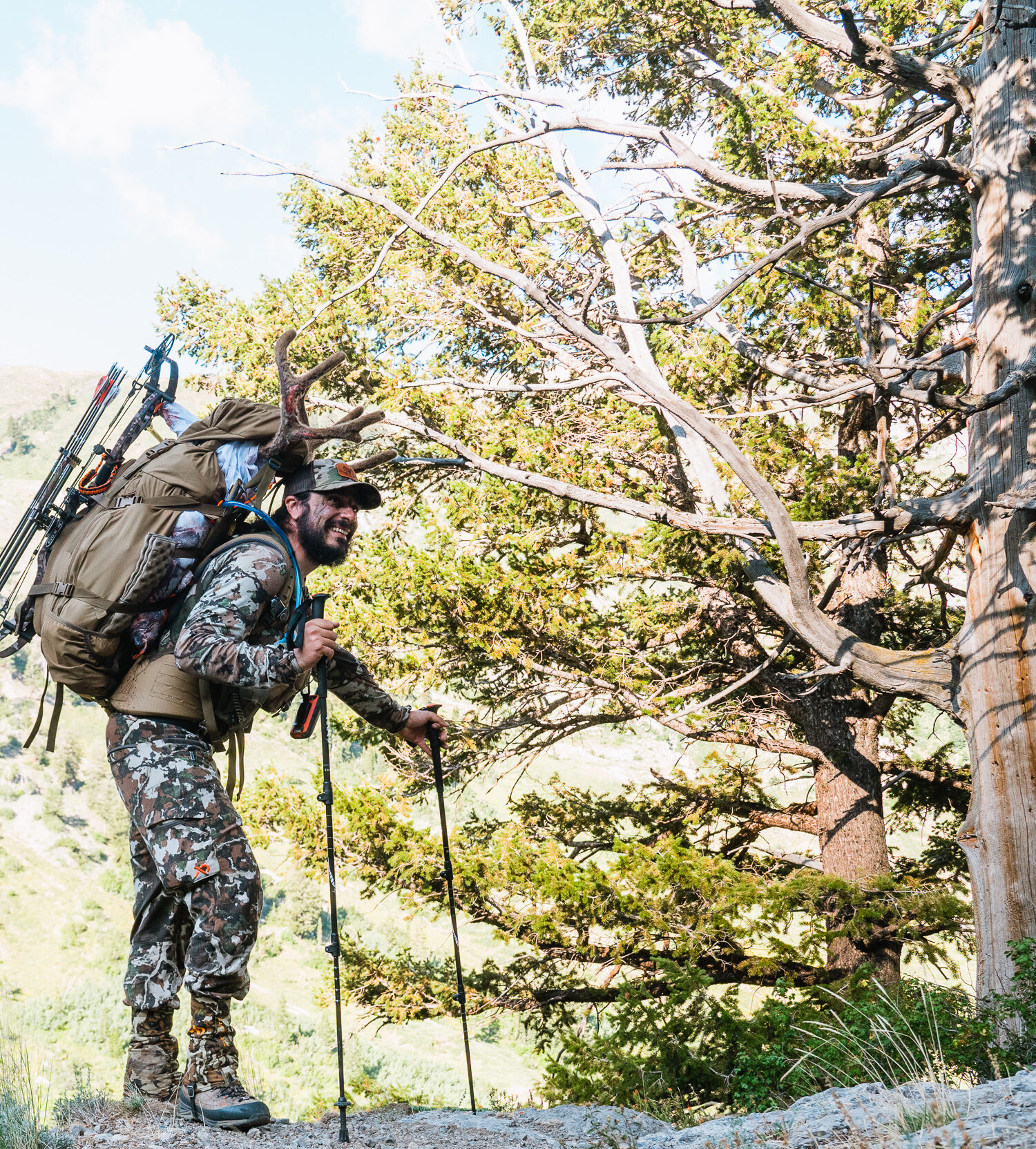 Josh Kirchner from Dialed in Hunter packing out a mule deer