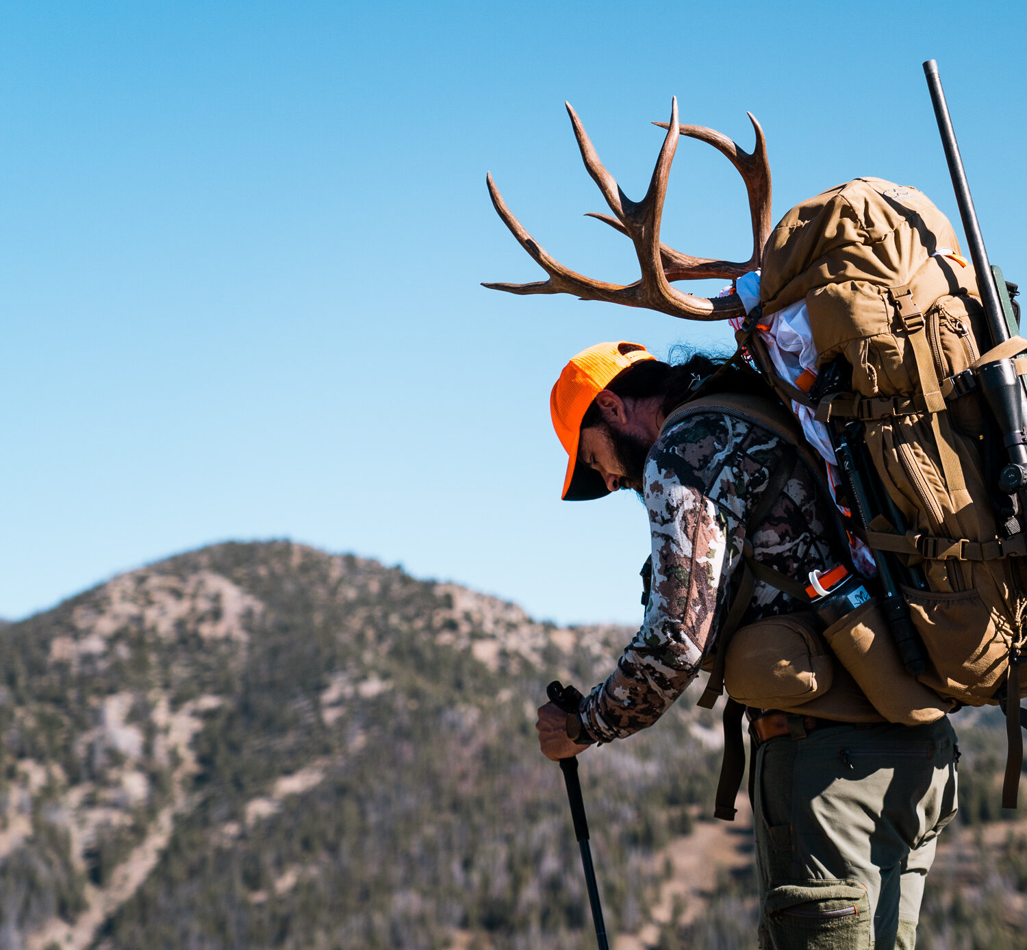 Josh Kirchner from Dialed in Hunter mule deer hunting in the backcountry of Idaho