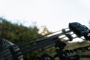 Broadhead tipped arrow on a mule deer hunt